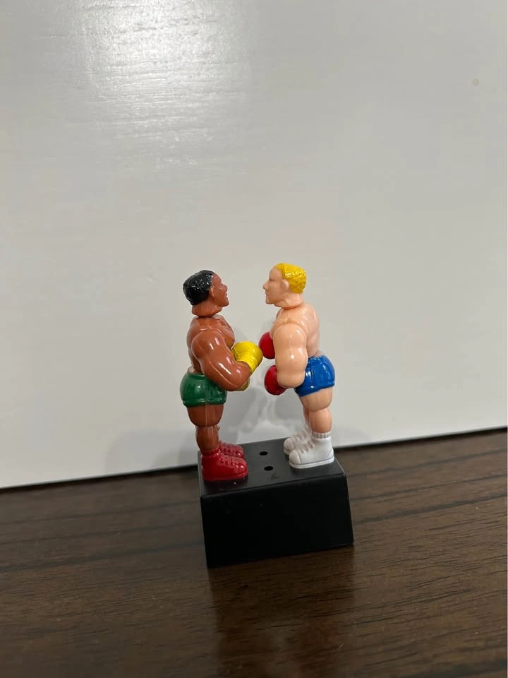 Vintage boxer push puppet toy - photo 3