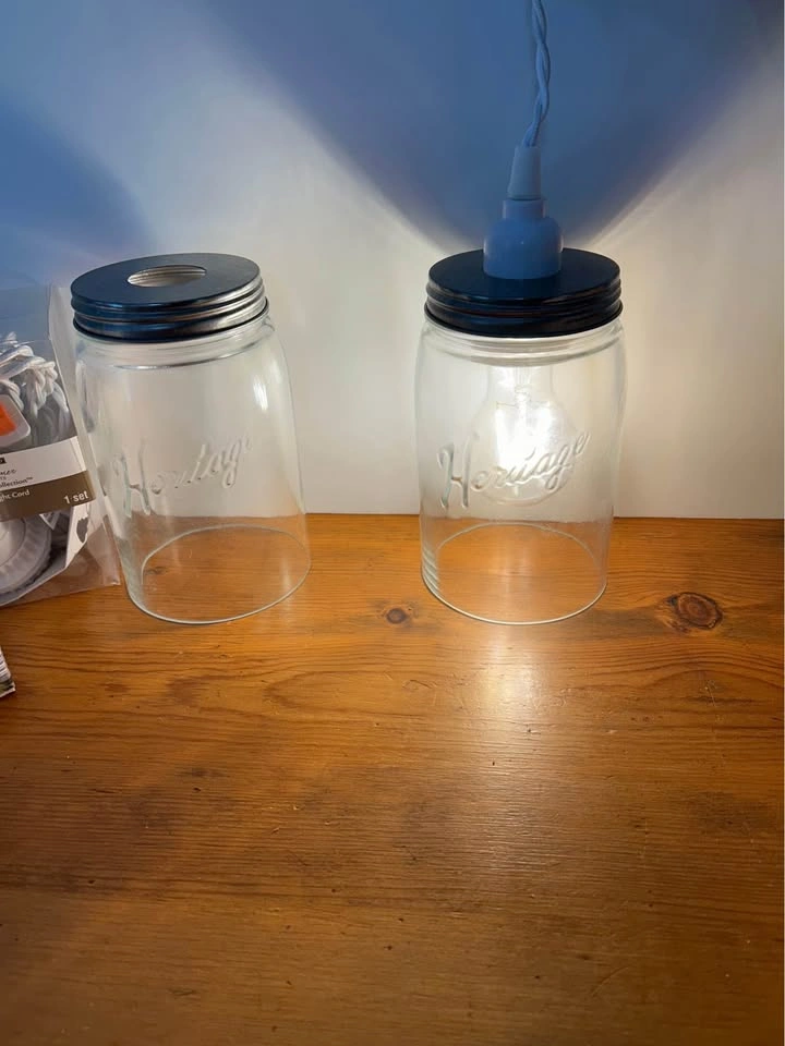 Hanging mason jar lights - photo 2