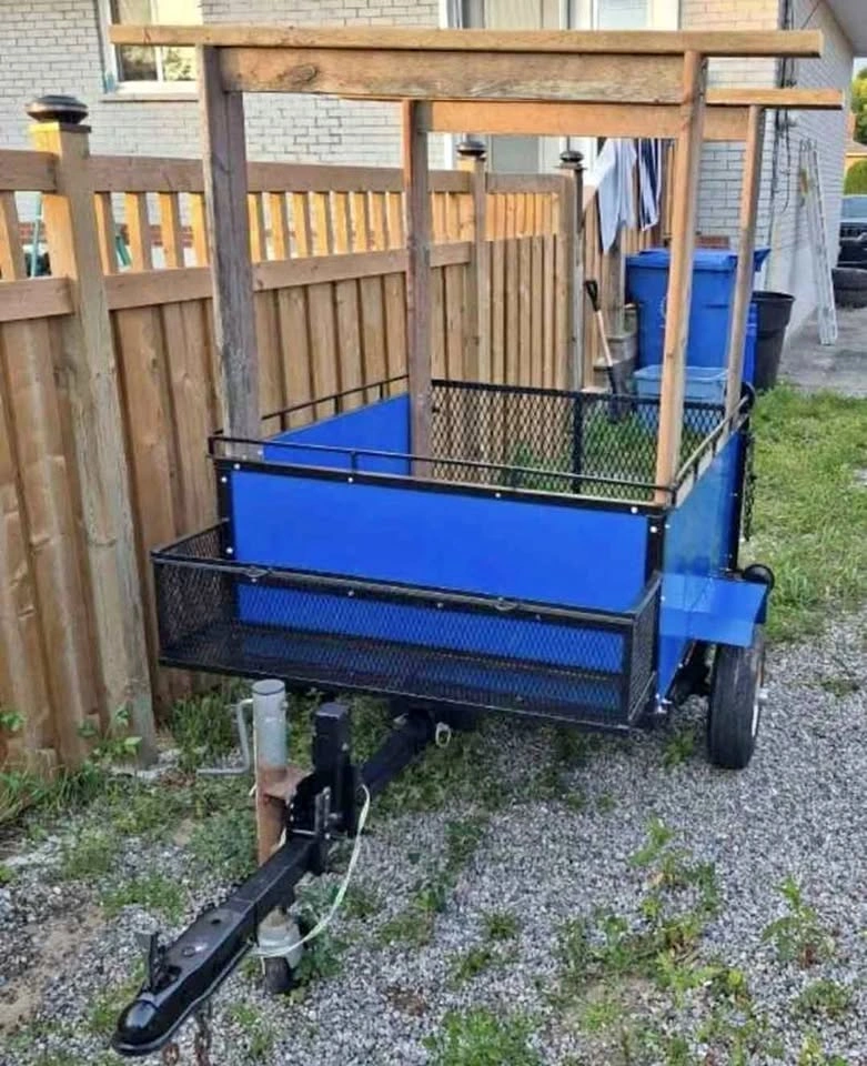 Trailer with boat rack trade or sell