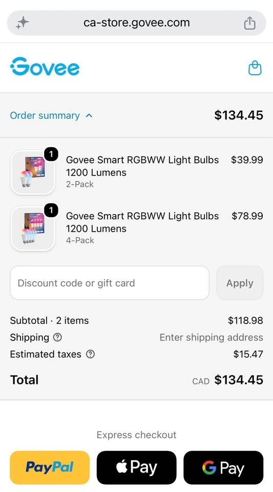 6x Govee Smart LED Light Bulbs RGBWW Colour Changing - photo 3