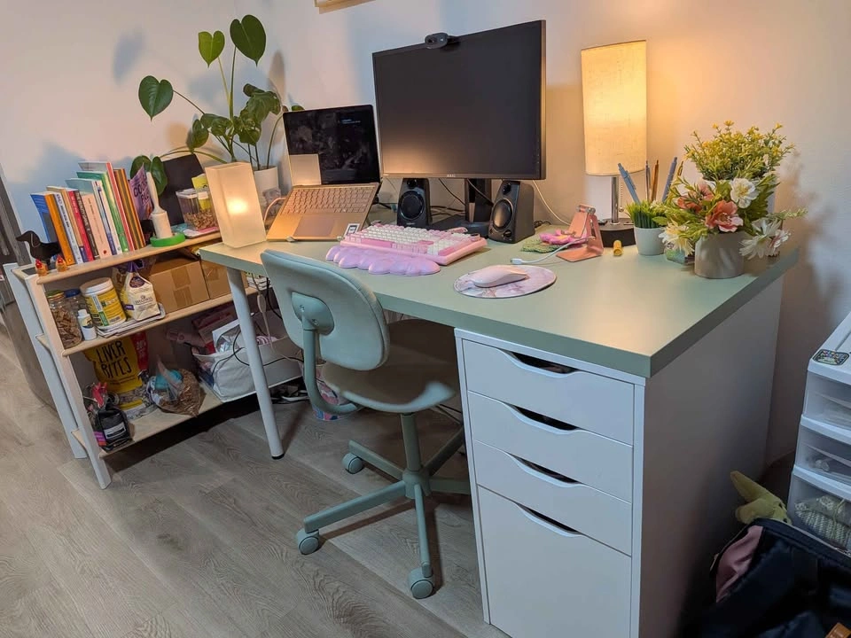 Ikea Desk and Drawers - photo 2