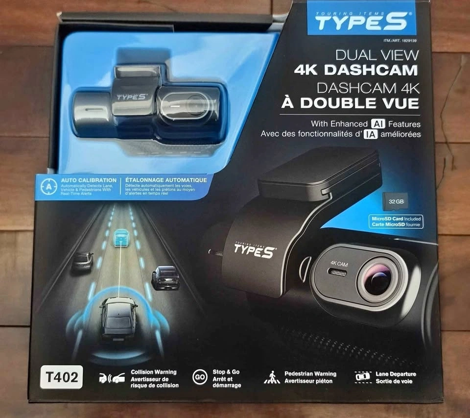 TYPE S DUAL VIEW 4K DASHCAM T402