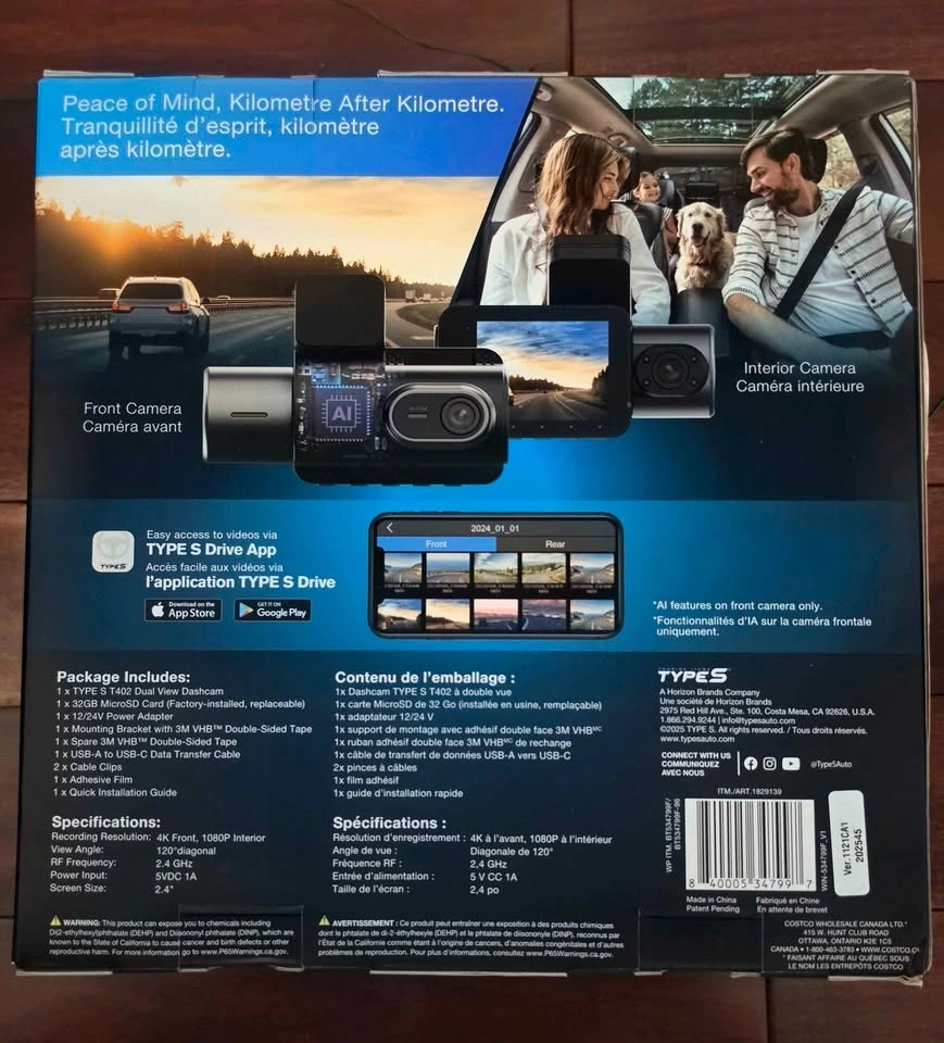 TYPE S DUAL VIEW 4K DASHCAM T402 - photo 2