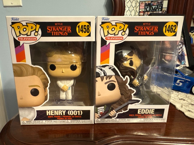 Funko Pop Stranger Things Henry 001 and Eddie