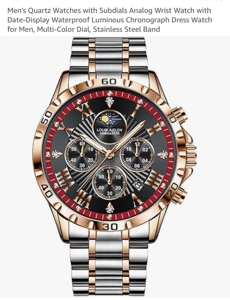 (New)Men's Quartz Watches with Subdials Analog Wrist