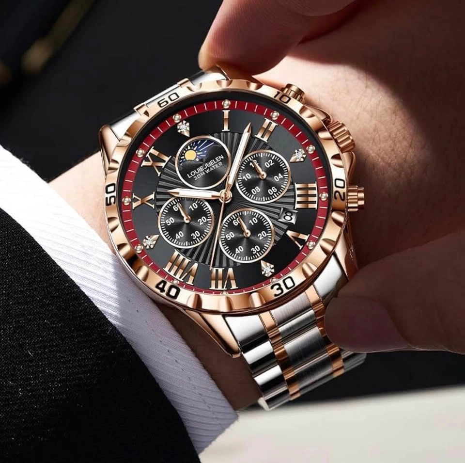 (New)Men's Quartz Watches with Subdials Analog Wrist - photo 3