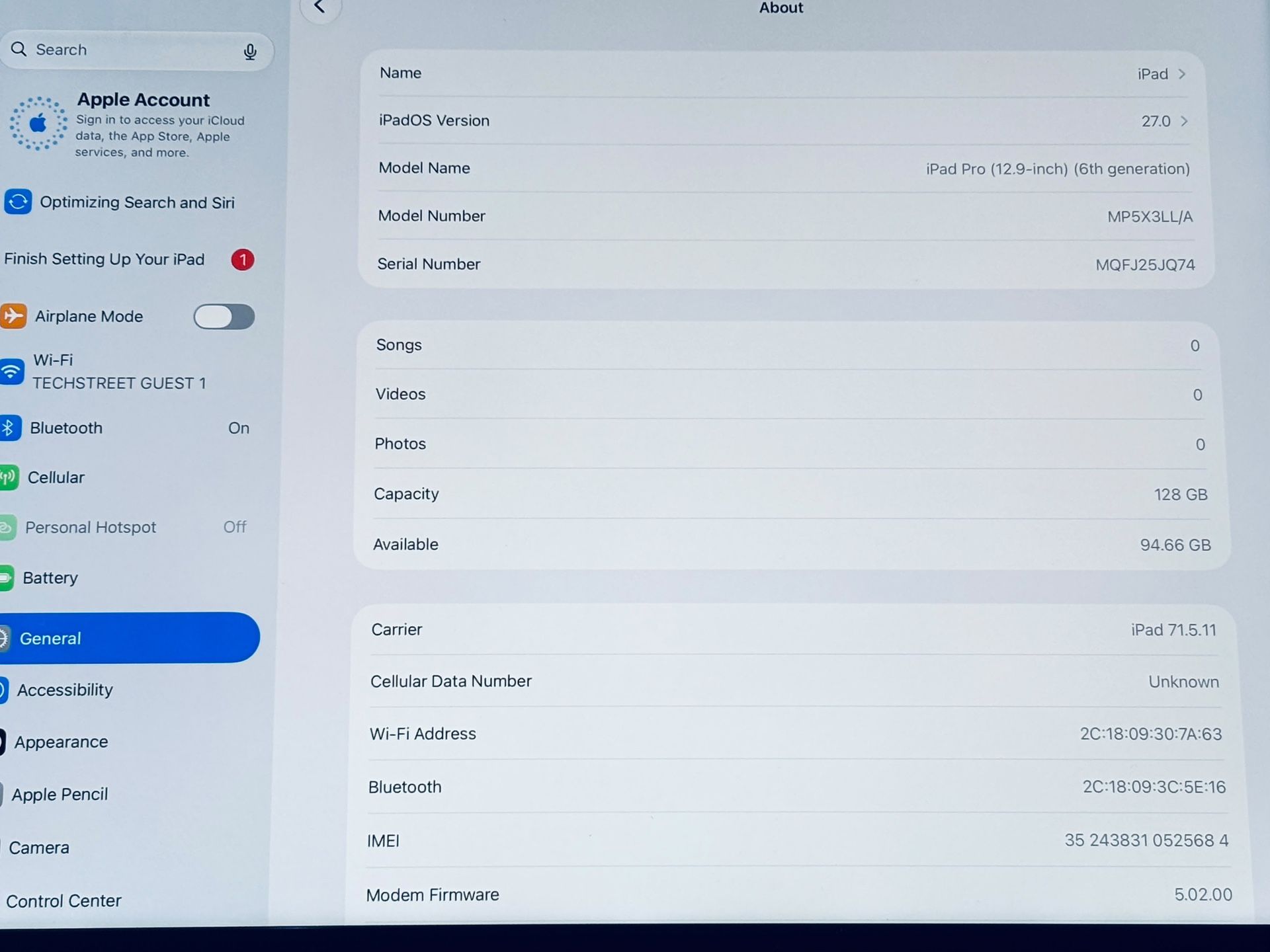 Apple Ipad Pro 12.9” 6th Gen 128GB with Keyboard - photo 5