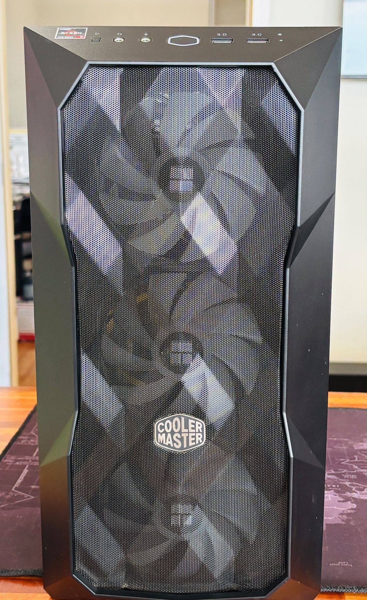 Cooler Master Gaming PC Ryzen 7-7800X3D 32GB DDR5 2TB SSD RX 660 - photo 2