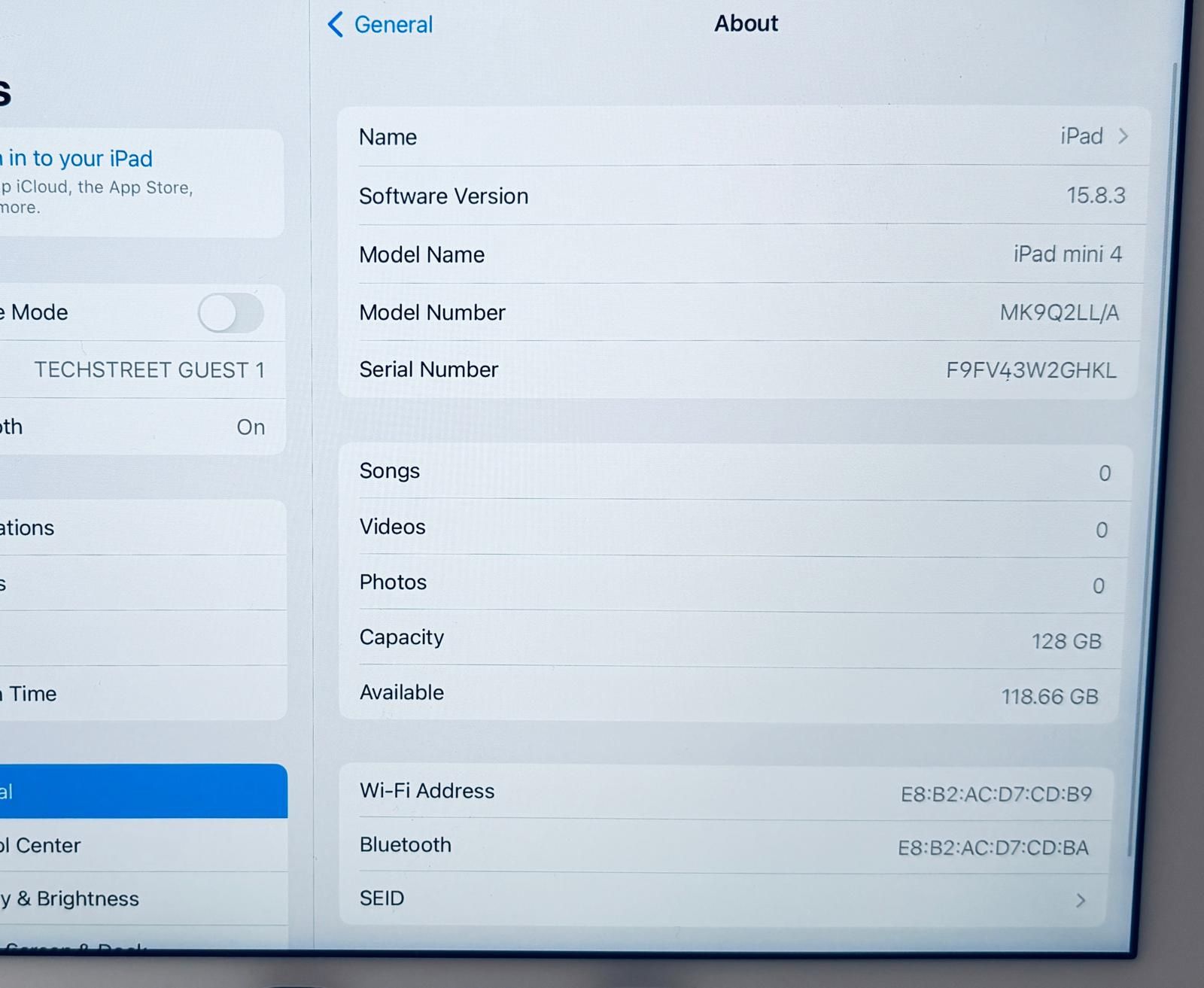 Apple iPad Mini 4 128GB Fully Functional - photo 2