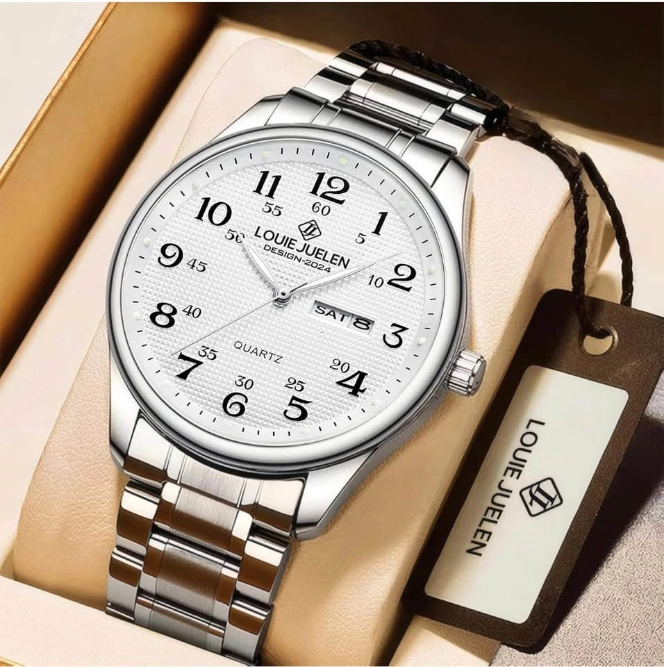 (New)Easy Reader Men's Quartz Watch 40mm Minimalist Analog - photo 2