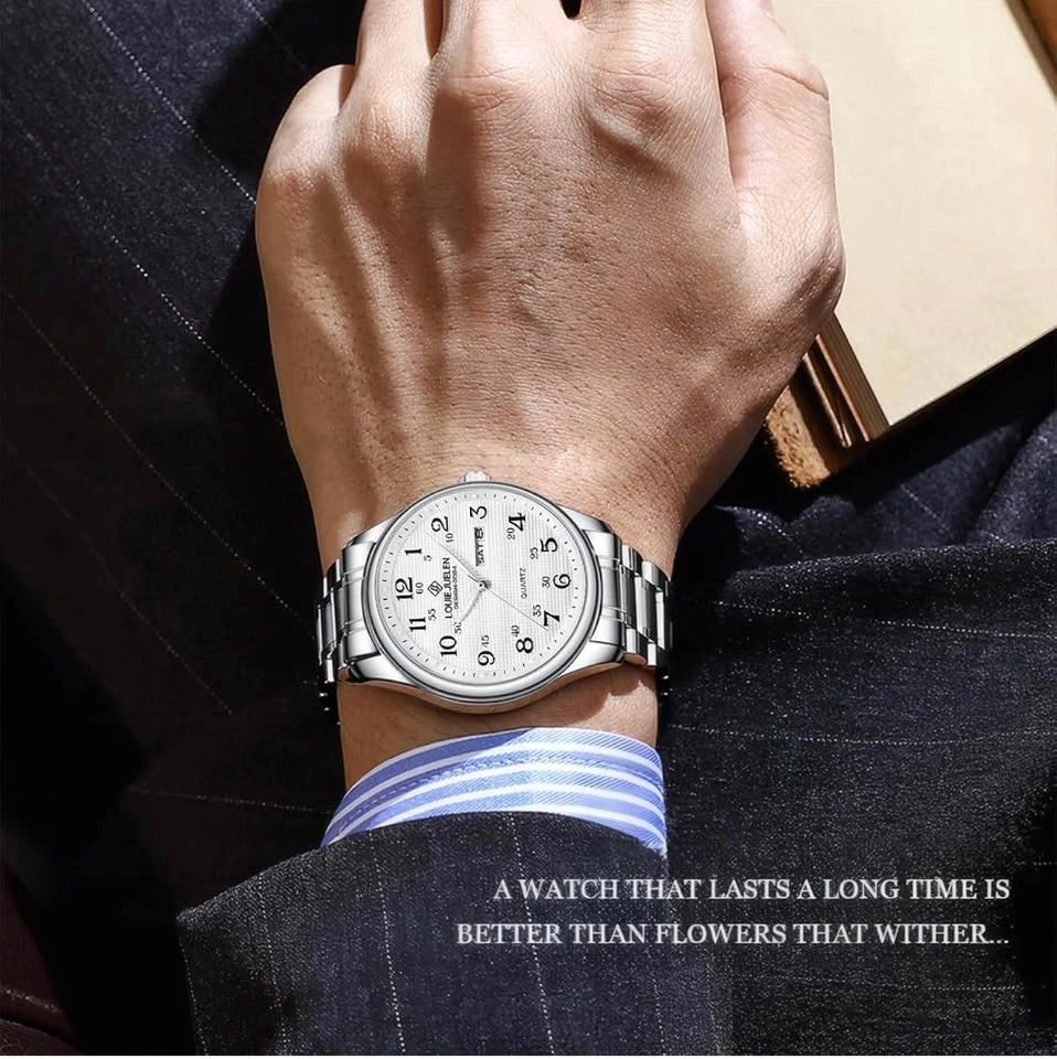 (New)Easy Reader Men's Quartz Watch 40mm Minimalist Analog - photo 3