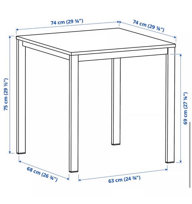 IKEA Table and Two Chairs - photo 4