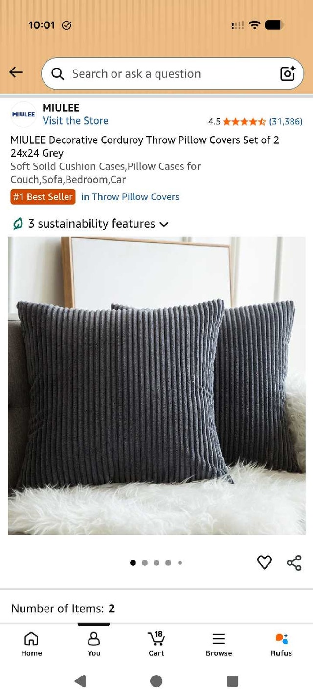 Decorative Throw Pillows (Large) - photo 4