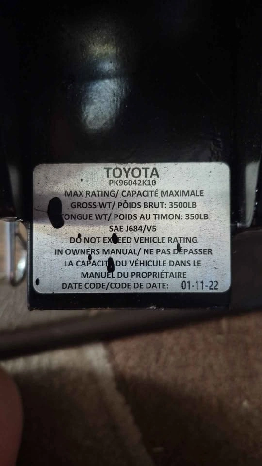 Toyota PK96042K10 Trailer Hitch Ball Mount - photo 4