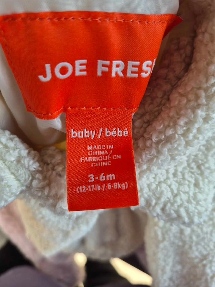 Disney Baby Marie Snowsuit and Joe Fresh Sherpa Jacket - photo 3