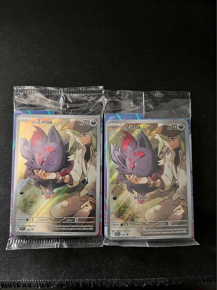 Pokemon TCG N's Zorua SVP EN 189 Promo Cards