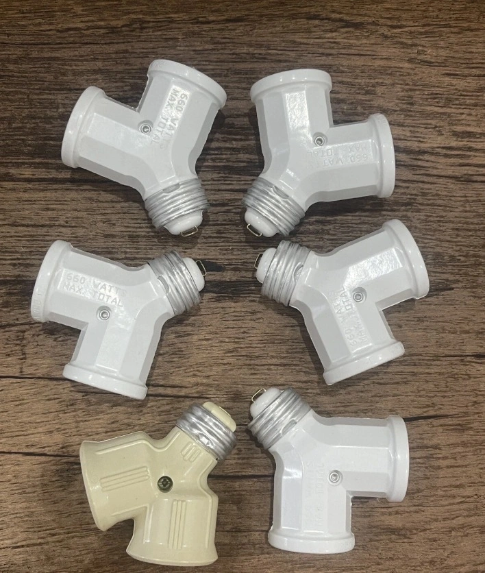 Light socket splitter - 600 watt LED Base Adapter - photo 3
