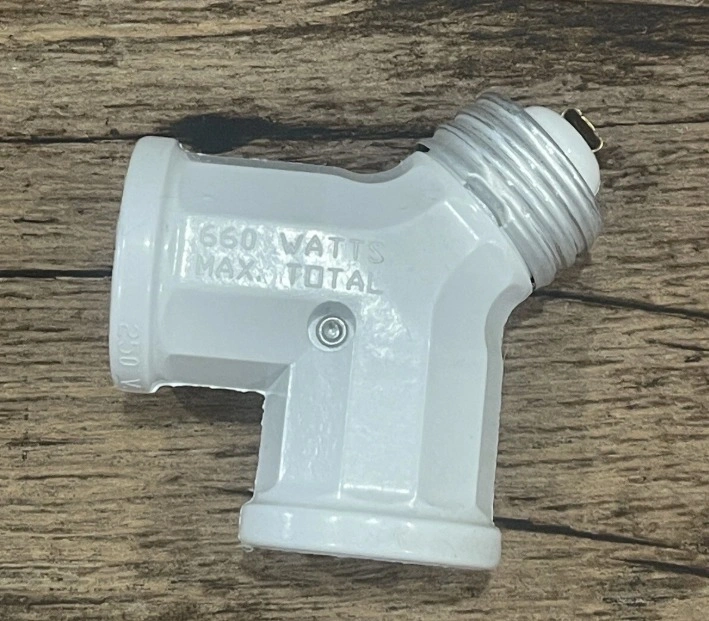 Light socket splitter - 600 watt LED Base Adapter - photo 5
