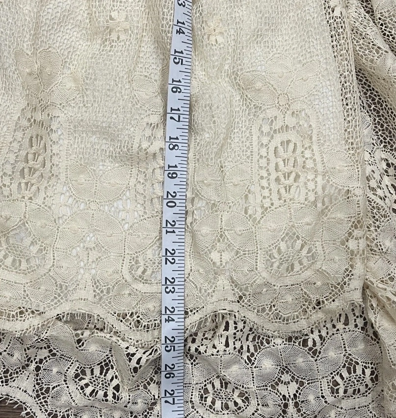 HANDMADE Royal Victorian doll dress, flowy cape with lace dress - photo 5