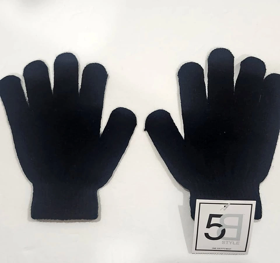 Black Winter Gloves