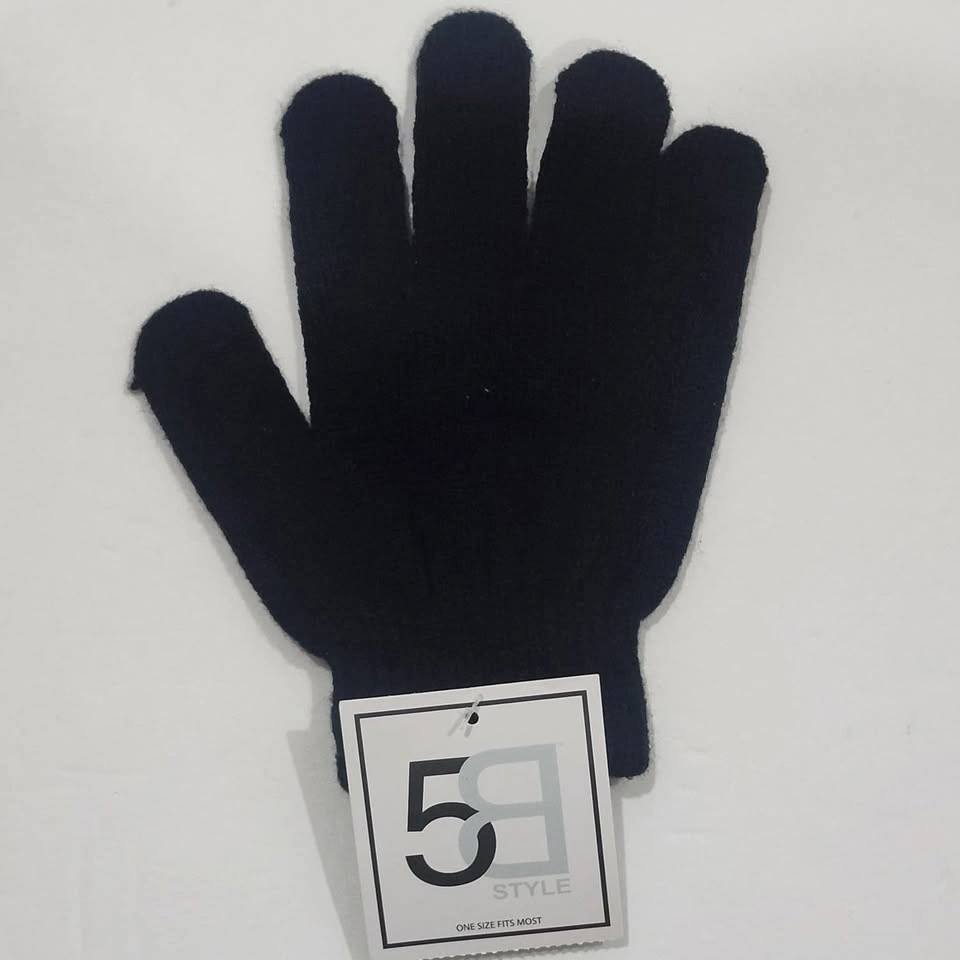 Black Winter Gloves - photo 2