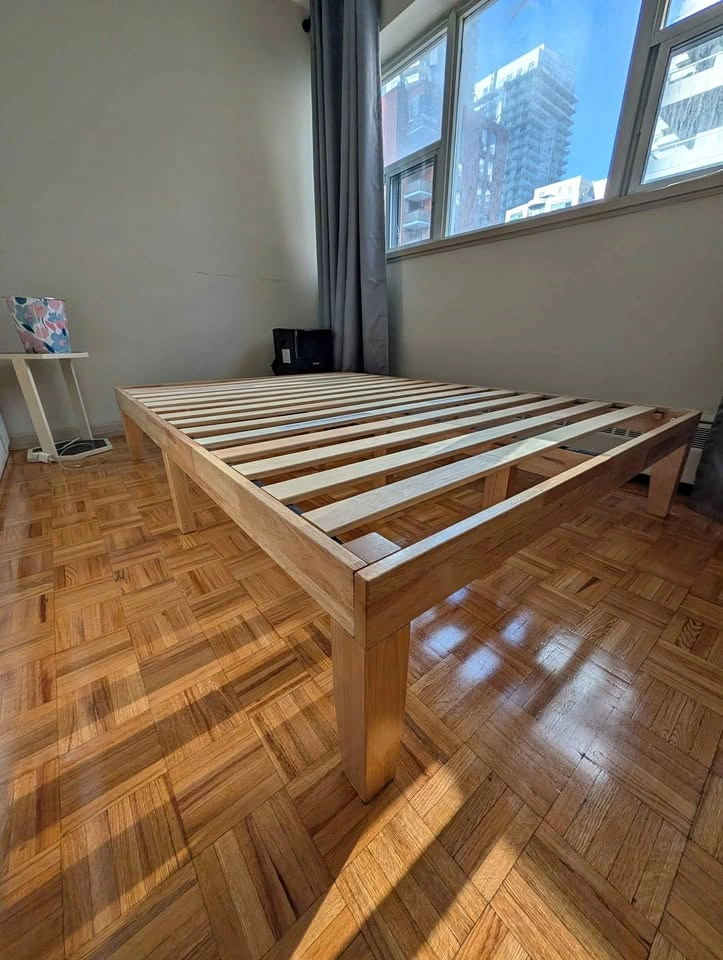 Full Size Wooden Platform Bed Frame
