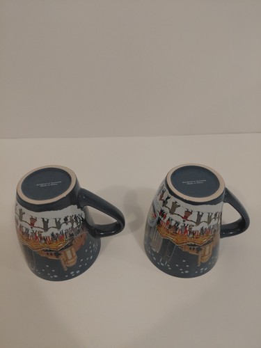 Chicago Illinois Souvenir Coffee Mug Skyline Windy City Set of 2 - photo 2