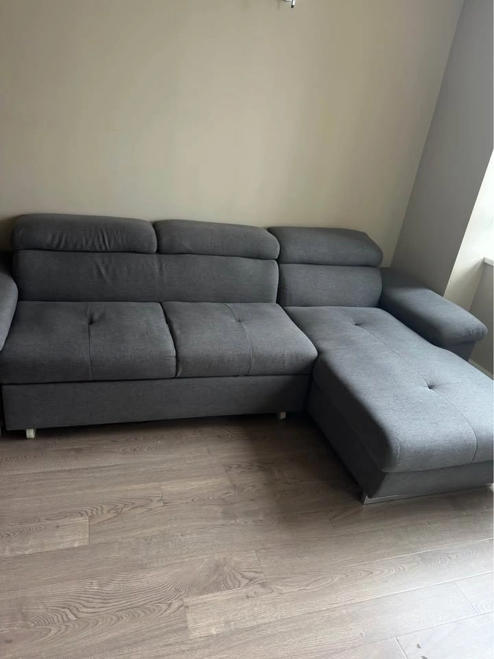 Sofa bed with Chaise-Good condition - photo 2