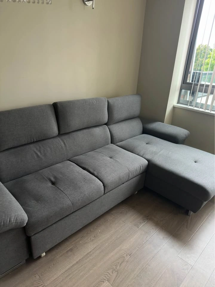 Sofa bed with Chaise-Good condition - photo 3