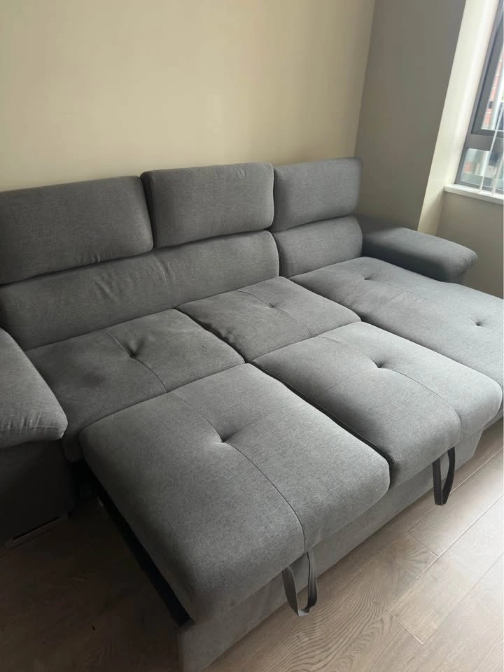 Sofa bed with Chaise-Good condition - photo 4