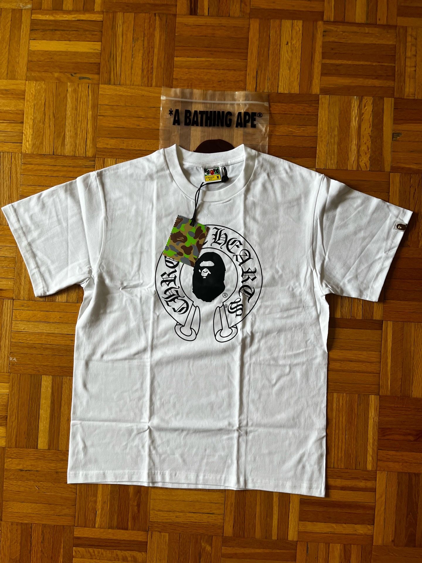 Bape X Chrome Hearts Shirt Size:Medium