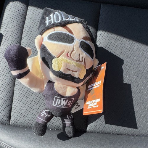 WWE Hollywood Hogan nWo Plush Doll, Tag Attached, Black, 2024