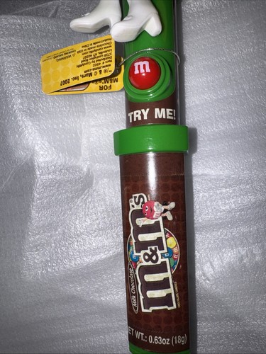 Vintage M&Ms Green Character Candy Dispenser Handheld Fan 2007 - photo 5