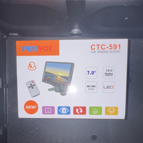 PERVOI CTC-591 7" TFT-LED Rear View Monitor