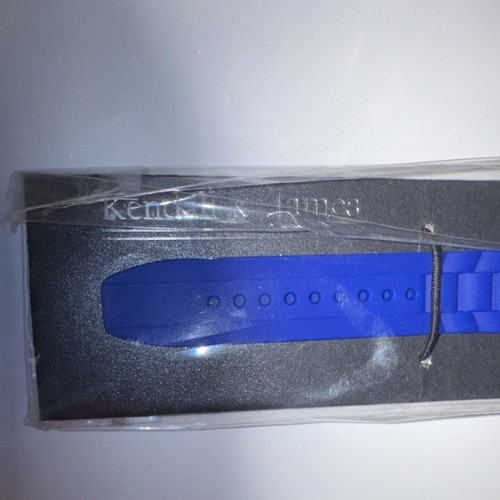 Kendal James Blue Analog Wristwatch Silicone Band Round - photo 2