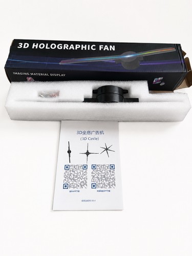 3D Holographic LED Fan Display Advertising Sign WiFi Controlled