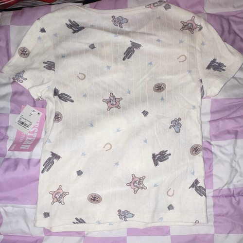 Disney Pixar Toy Story Jessie Girls Henley Top M (8) Ivory - photo 5