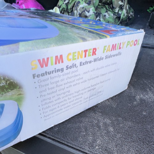 Intex Swim Center Family Inflatable Pool 120x72x22in Blue - photo 3
