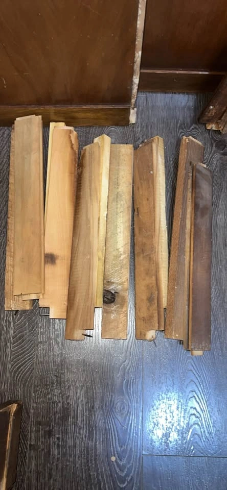 Vintage Waterfall Art Deco Dresser Remnants & Salvage Wood - photo 2