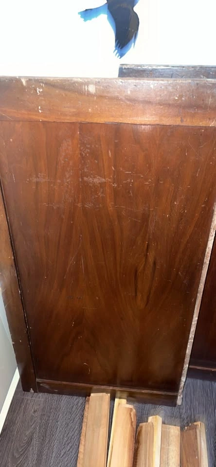 Vintage Waterfall Art Deco Dresser Remnants & Salvage Wood - photo 3