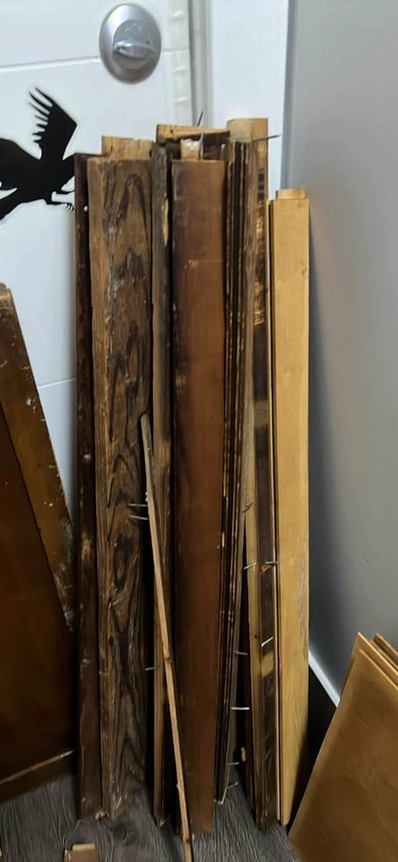 Vintage Waterfall Art Deco Dresser Remnants & Salvage Wood - photo 5