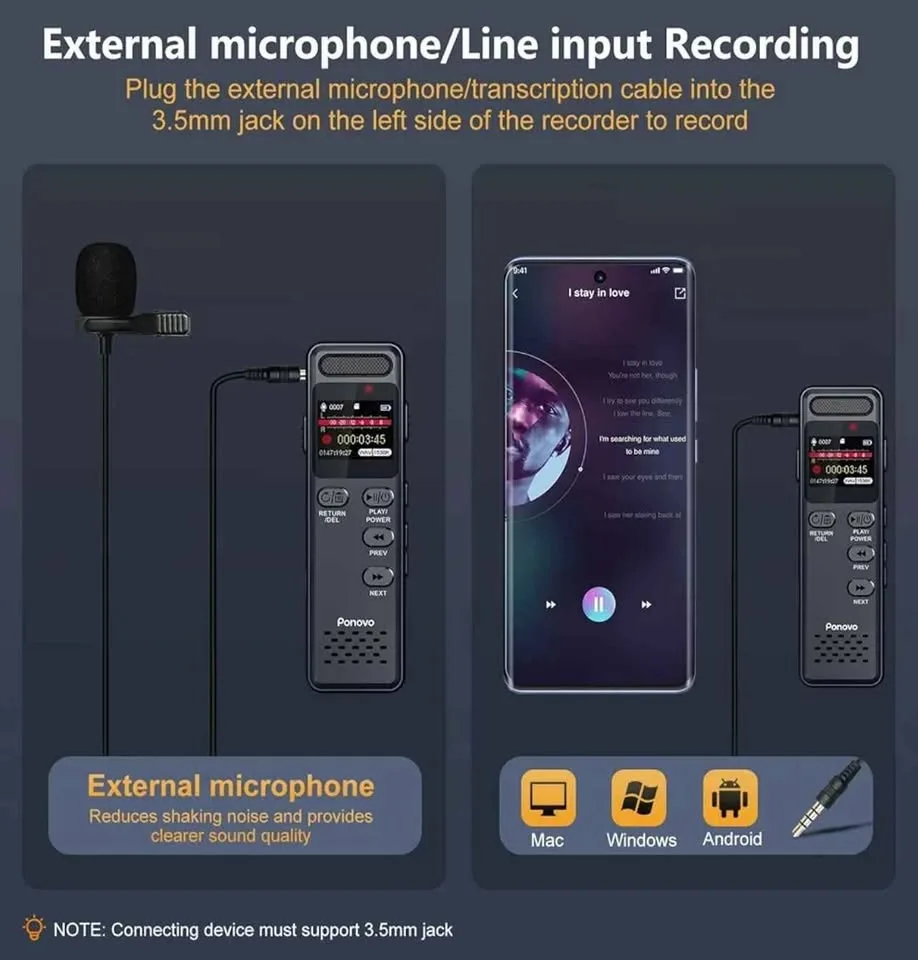 160GB Digital Voice Recorder with Playback image indicator(8)