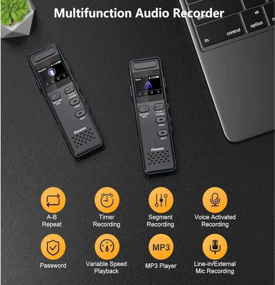 160GB Digital Voice Recorder with Playback image indicator(9)