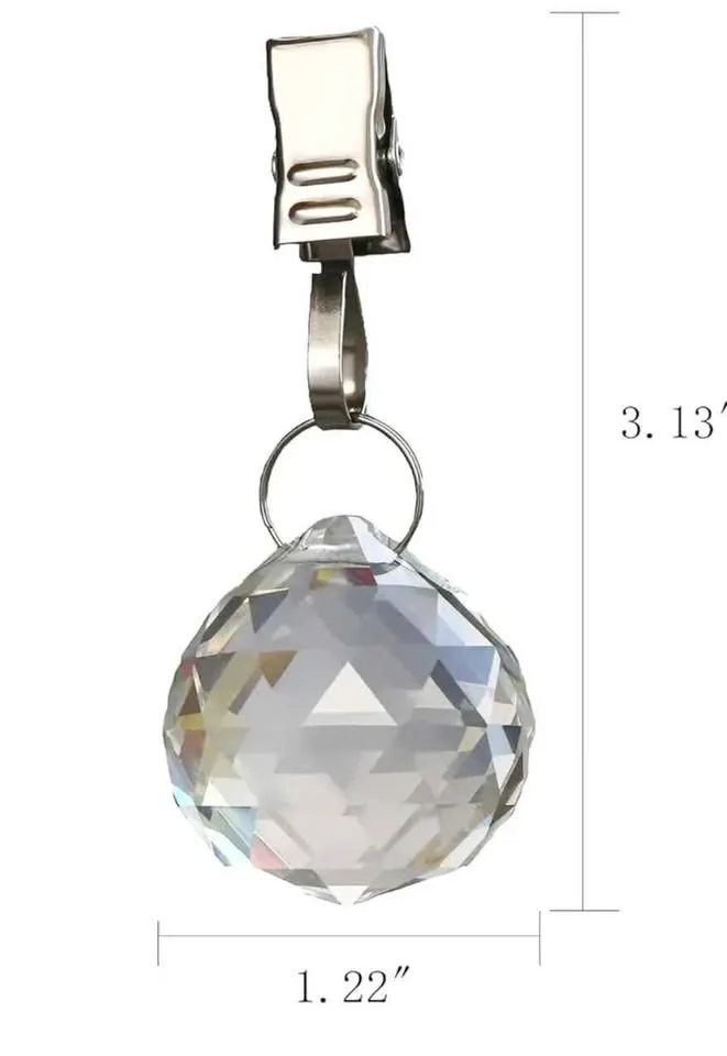 Tablecloth Weights, Crystal Glass, 8 image indicator(2)