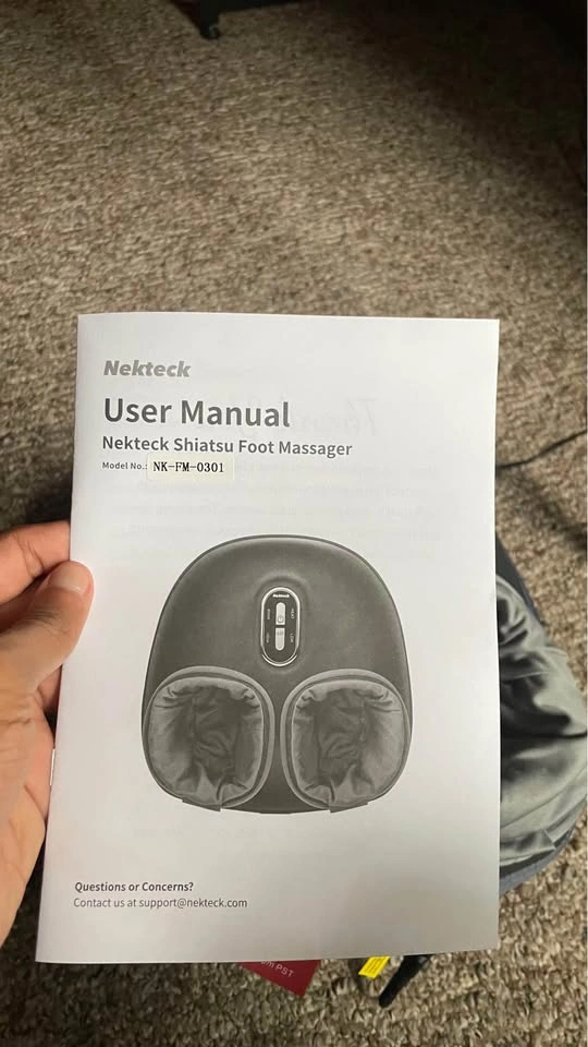 Nekteck Shiatsu Foot Massager Machine - photo 3