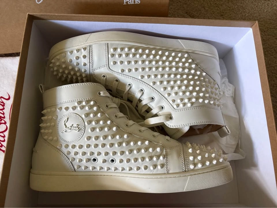 Christian Louboutin Louis Flat calf / Spikes Men’s sneakers - photo 2