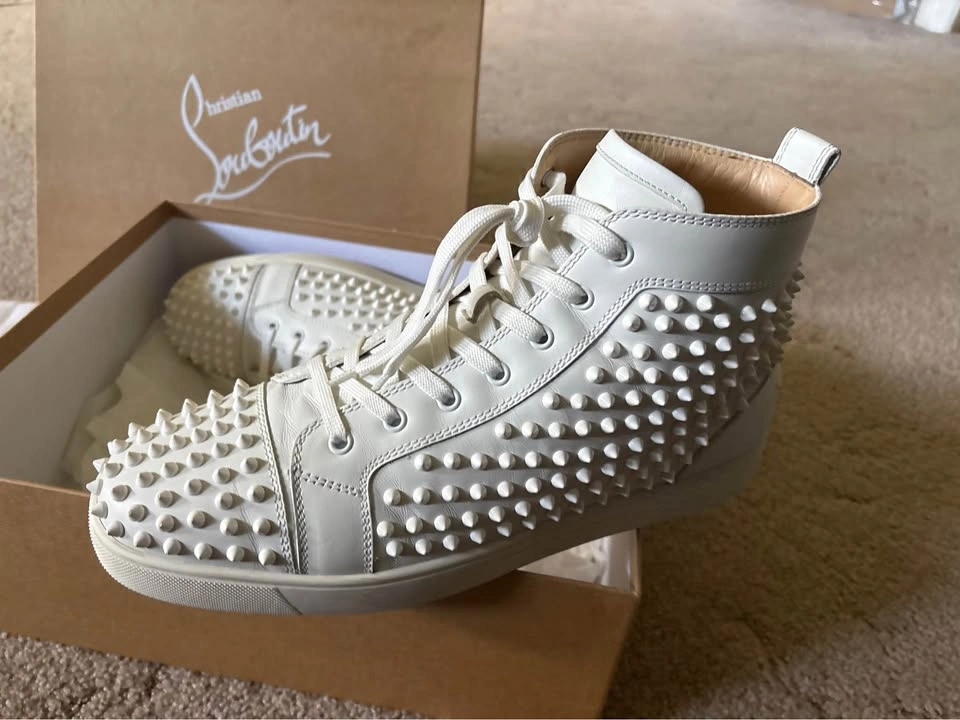 Christian Louboutin Louis Flat calf / Spikes Men’s sneakers - photo 3