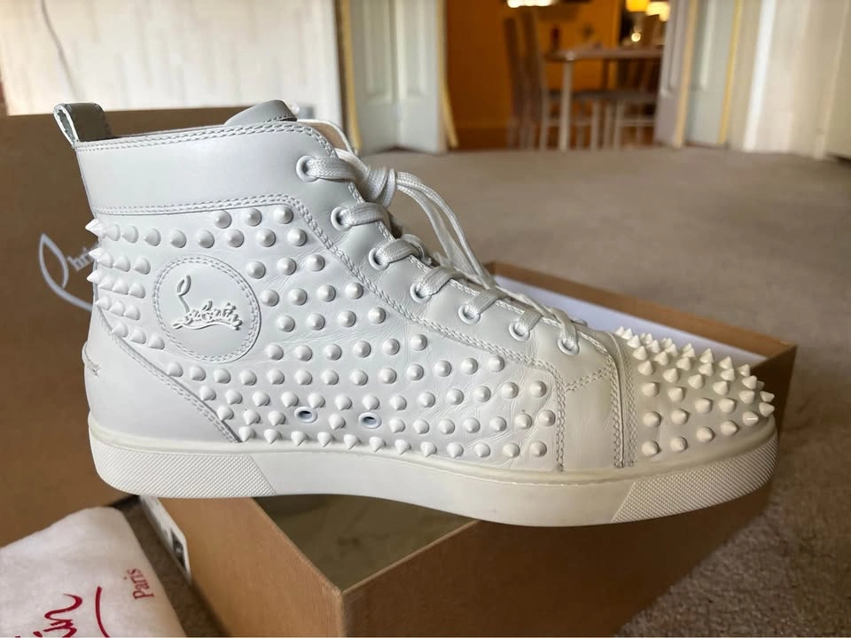 Christian Louboutin Louis Flat calf / Spikes Men’s sneakers - photo 4