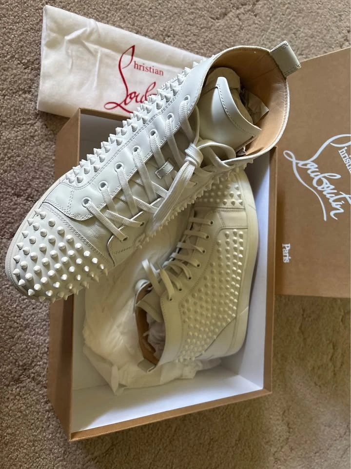 Christian Louboutin Louis Flat calf / Spikes Men’s sneakers - photo 5