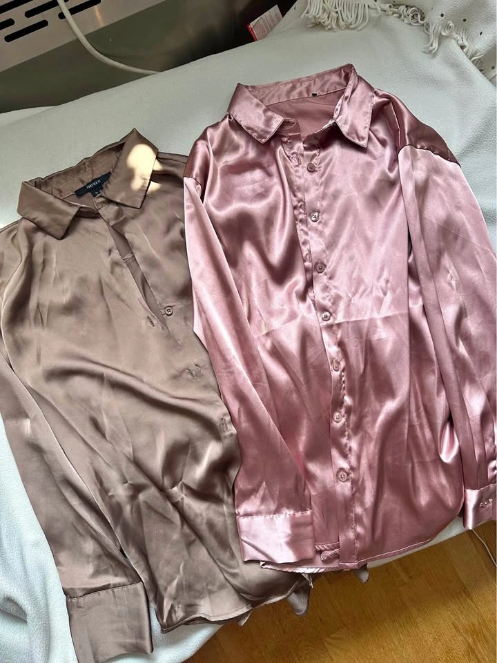 Set of 2 - Satin Blouses